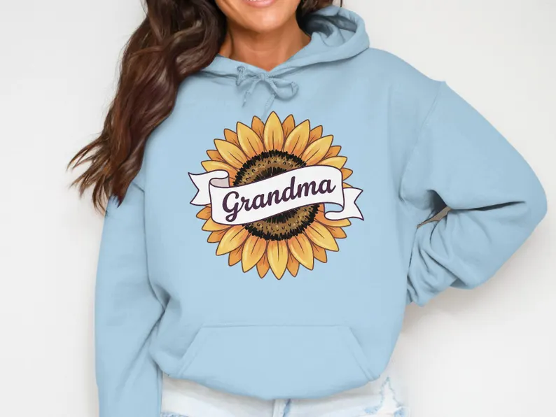 Grandma Sunflower Hoodie